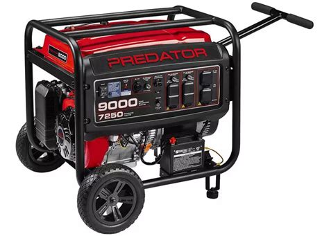 85 in. . Predator 9000 watt generator